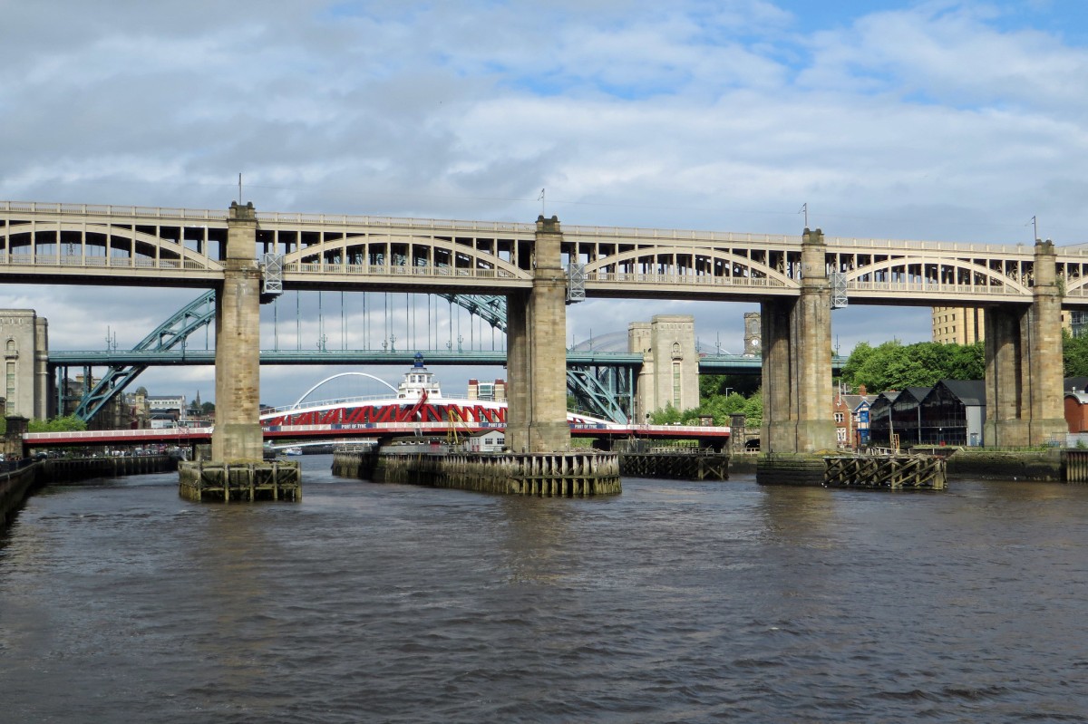 Newcastle's High Level Bridge, Photo by Diamond Geezer via Flickr (CC BY-NC-ND 2.0)